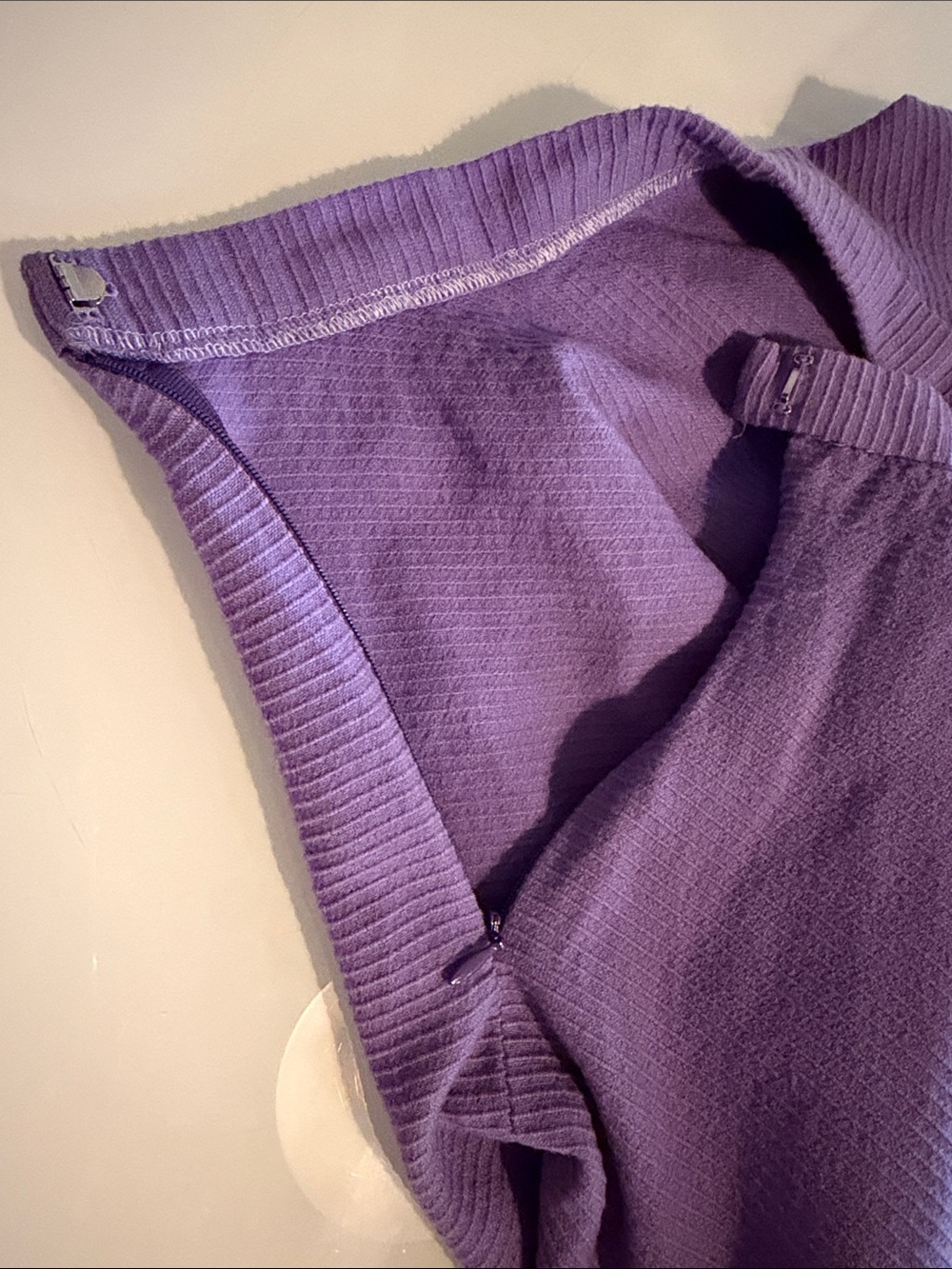 Purple Full Circle Skirt - 50s style - XL - Picture 3 of 8